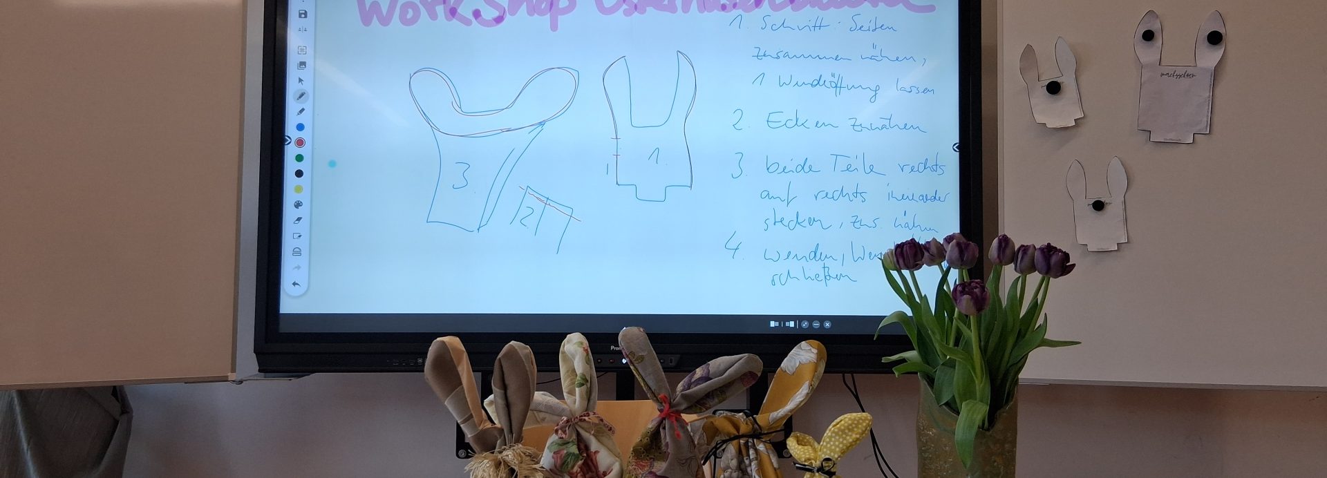 Osterhasennäh-Workshop: Tolle Ergebnisse